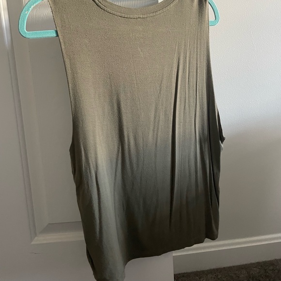 American Eagle army green muscle tank - Picture 2 of 3